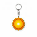Wooden Sun Keyring