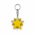 Wooden Star Keyring