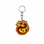 Wooden Chinese Dragon Keyring