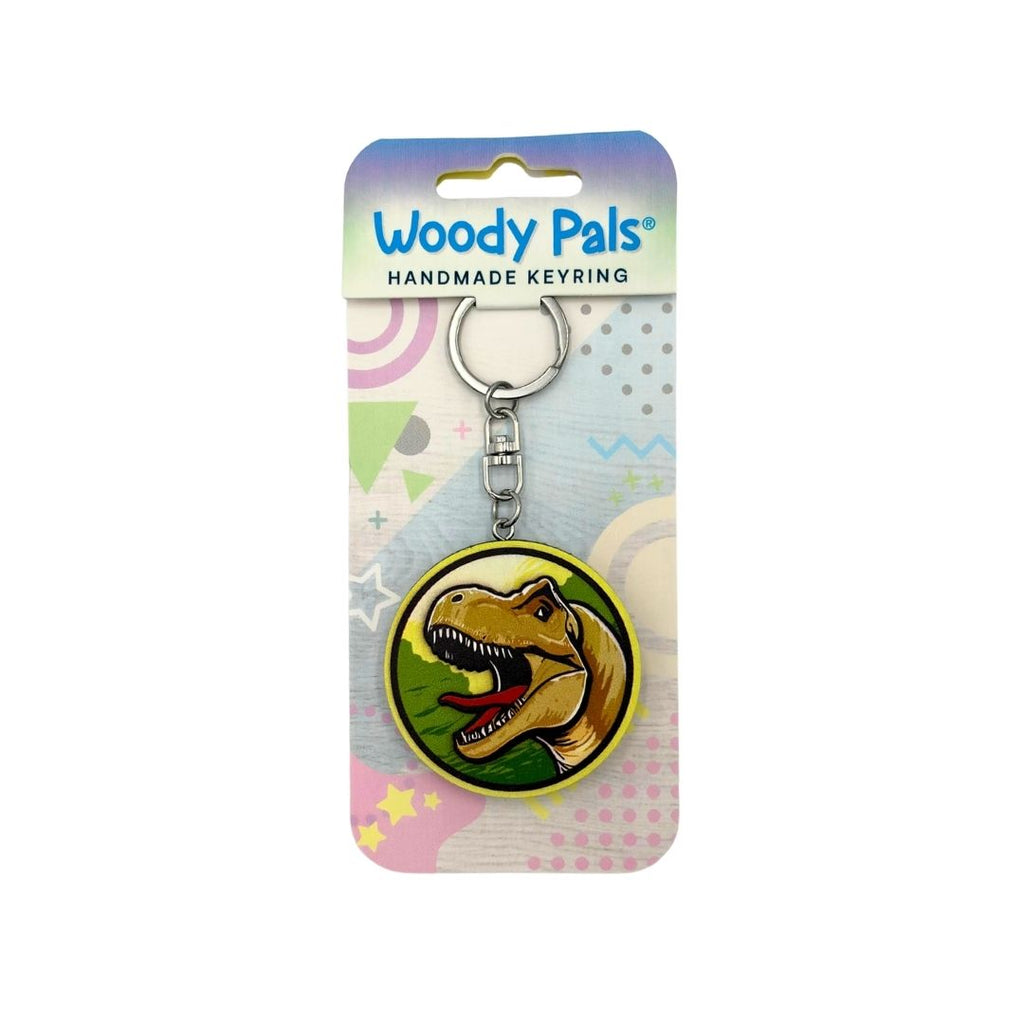 Wooden T-Rex Keyring