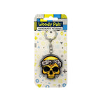 Wooden Skull Keyring