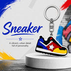 Wooden Sneaker Keyring