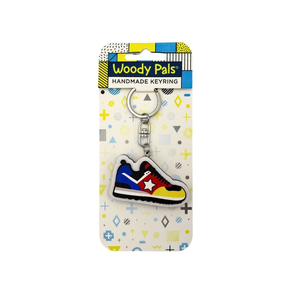 Wooden Sneaker Keyring