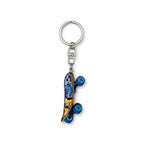 Wooden Skateboard Keyring
