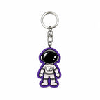 Wooden Astronaut Keyring