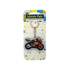 Wooden Motorcycle Keyring