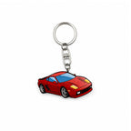 Wooden Sports Car Keyring