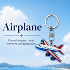 Wooden Airplane Keyring
