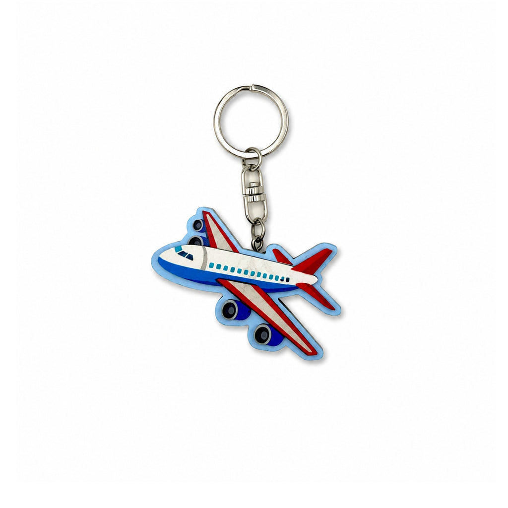 Wooden Airplane Keyring