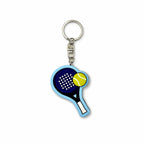 Wooden Padel Racket Keyring
