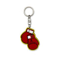 Wooden Boxing Gloves Keyring