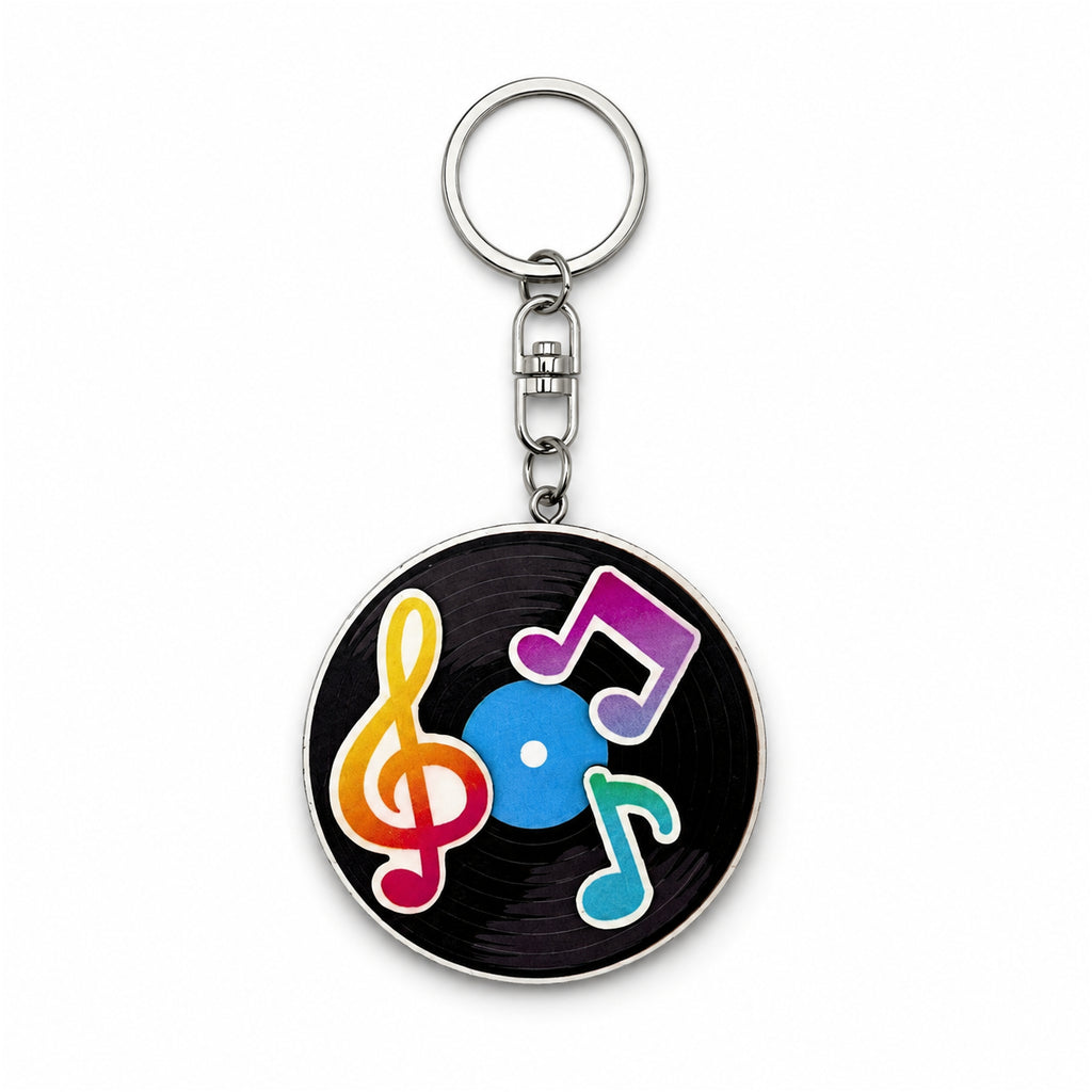 Wooden Music Keyring