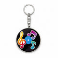 Wooden Music Keyring