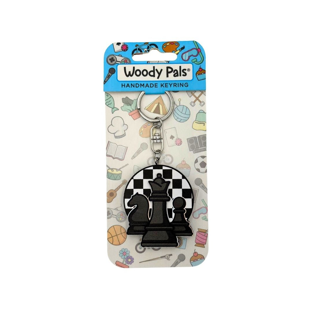 Wooden Chess Keyring