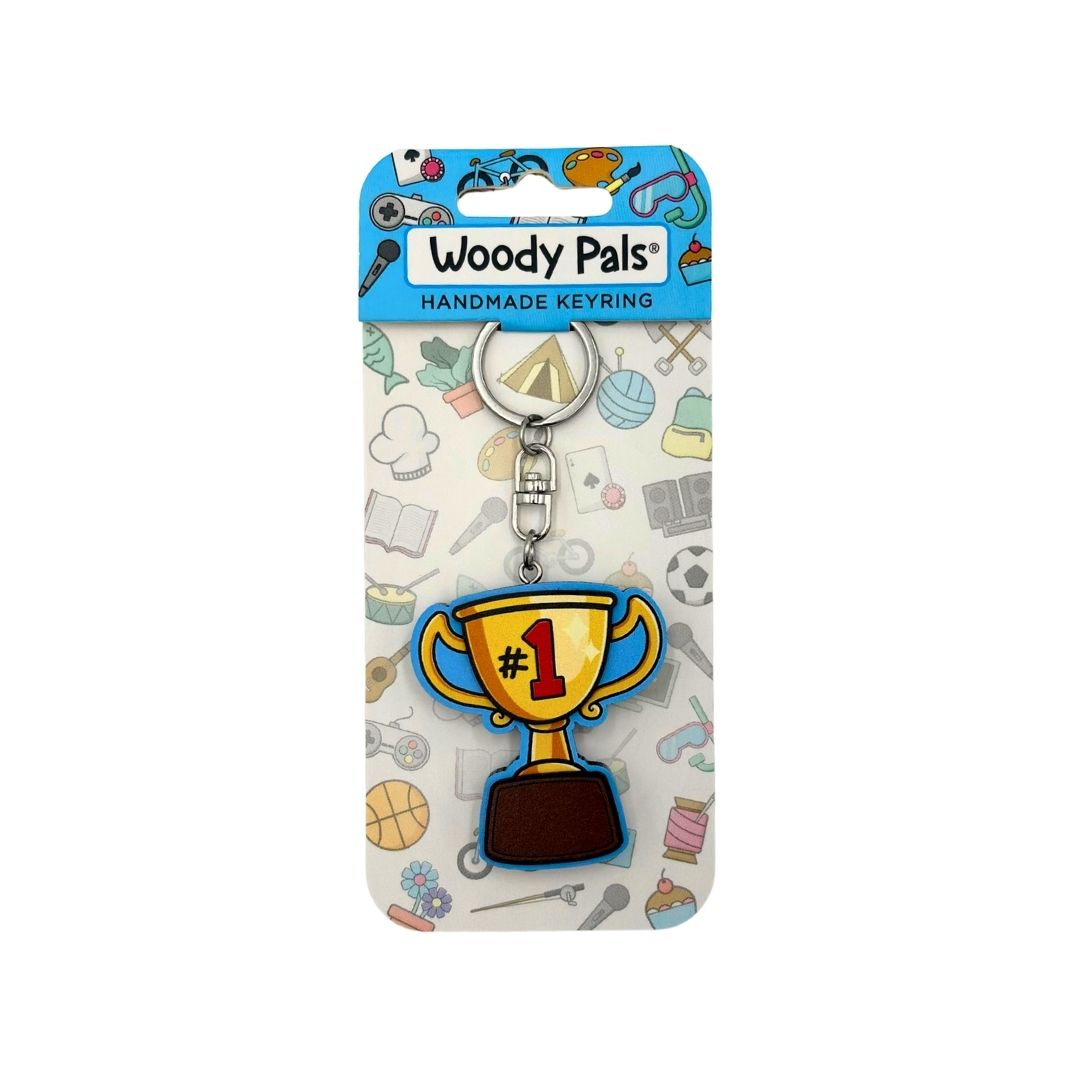Wooden Trophy #1 Keyring