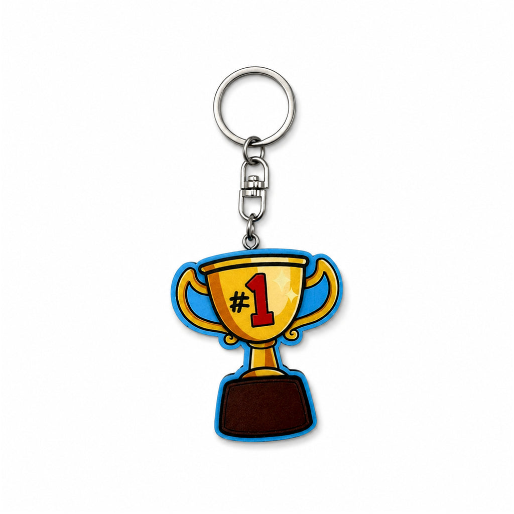 Wooden Trophy #1 Keyring