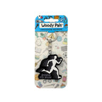 Wooden Running Keyring