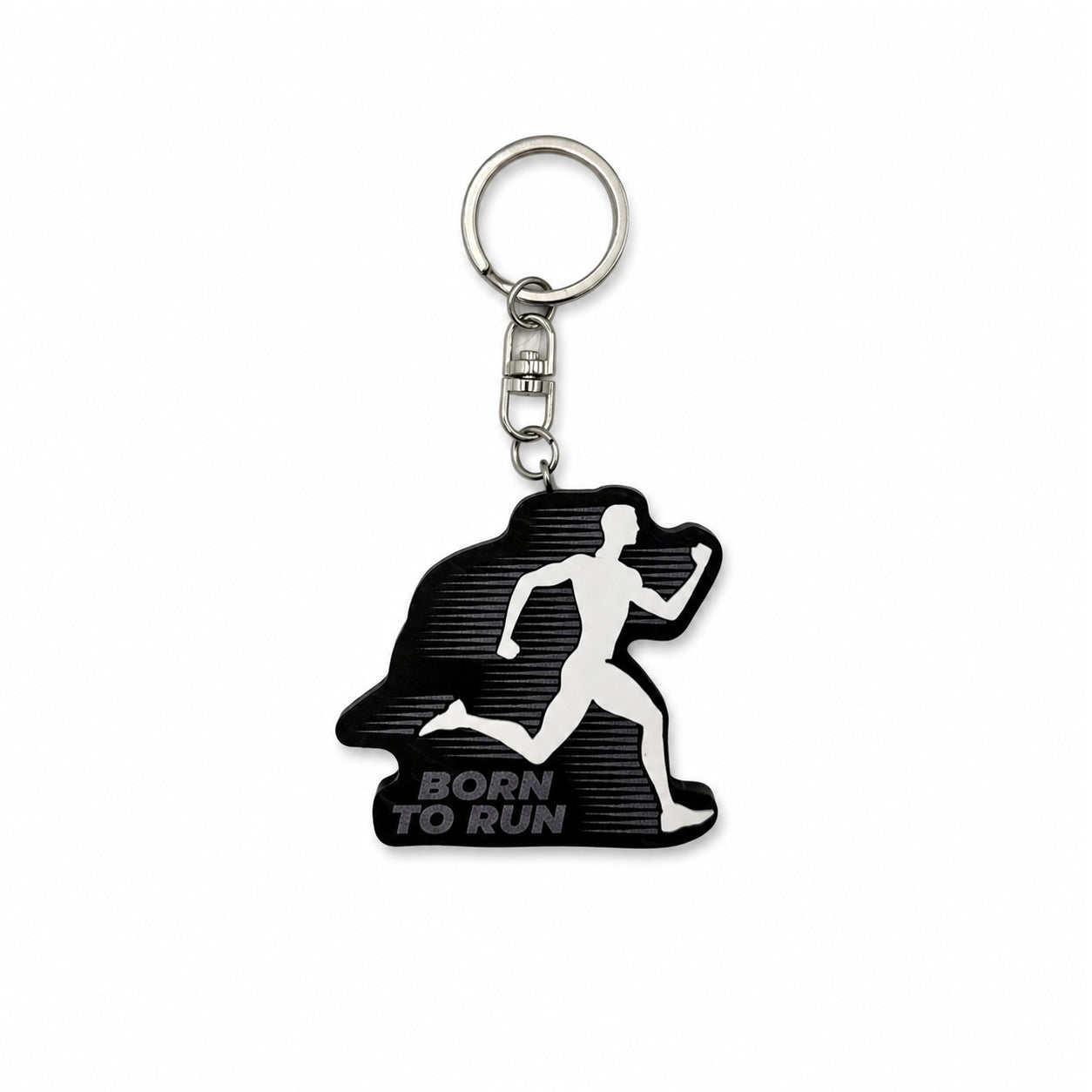 Wooden Running Keyring