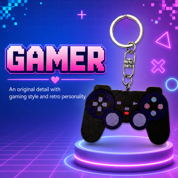Wooden Gamer Keyring