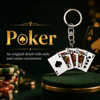 Wooden Poker Keyring