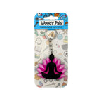 Wooden Meditation Keyring