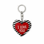 Wooden I Love You Keyring