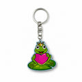 Wooden Frog Prince Keyring