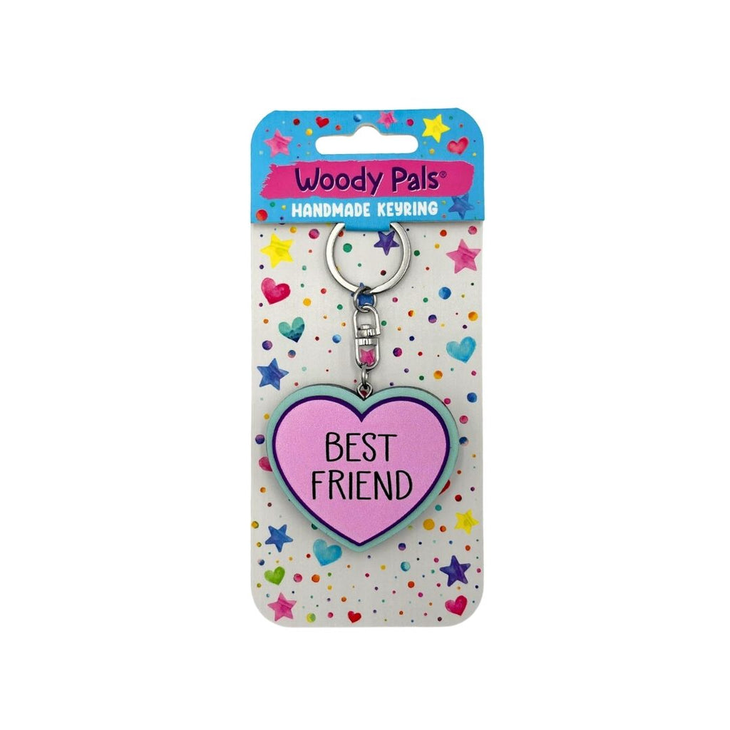 Wooden Best Friend Keyring