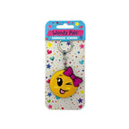 Wooden Bow Emoji Keyring