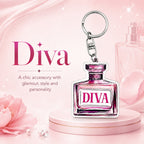 Wooden Diva Keyring