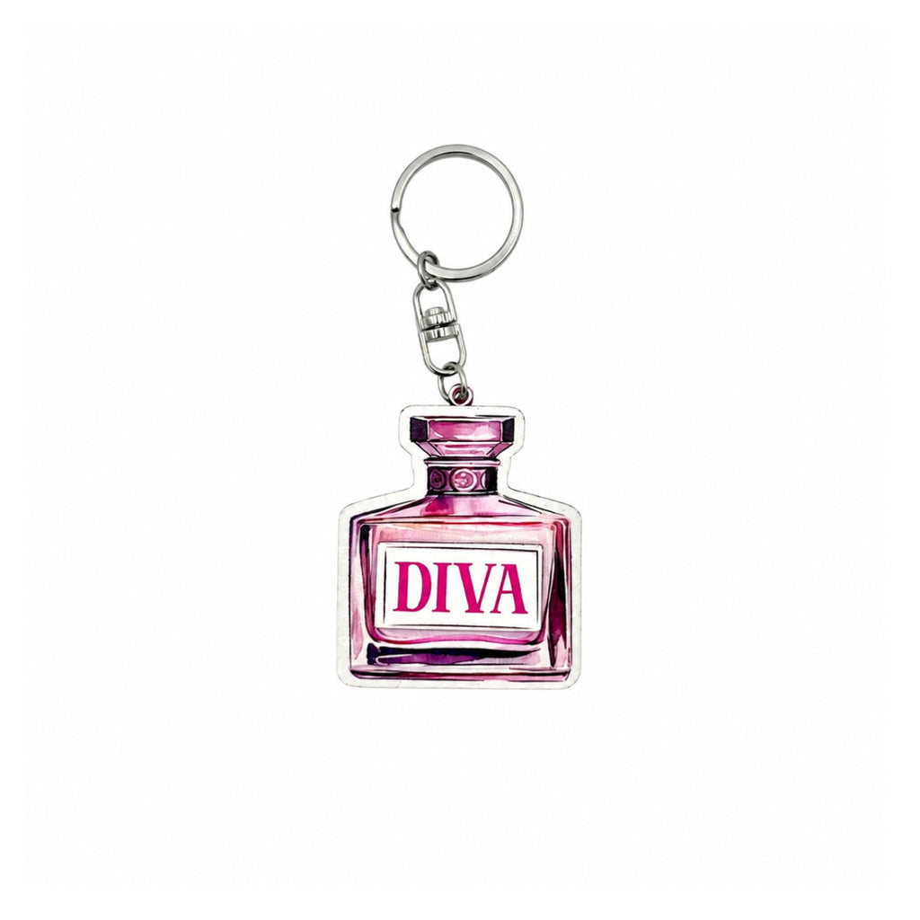 Wooden Diva Keyring