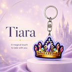 Wooden Tiara Keyring