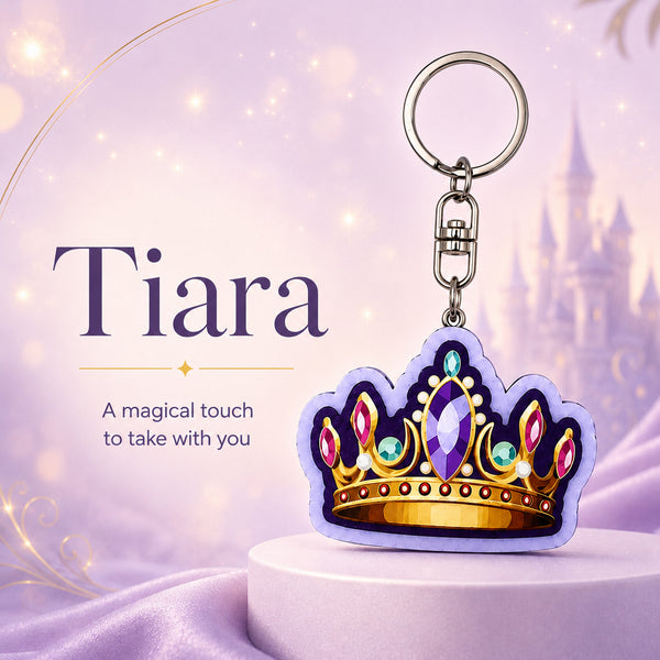 Wooden Tiara Keyring