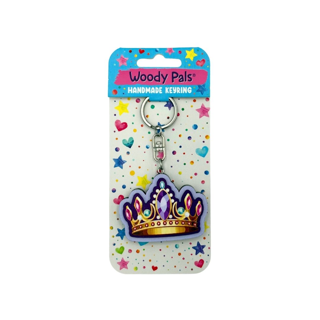 Wooden Tiara Keyring