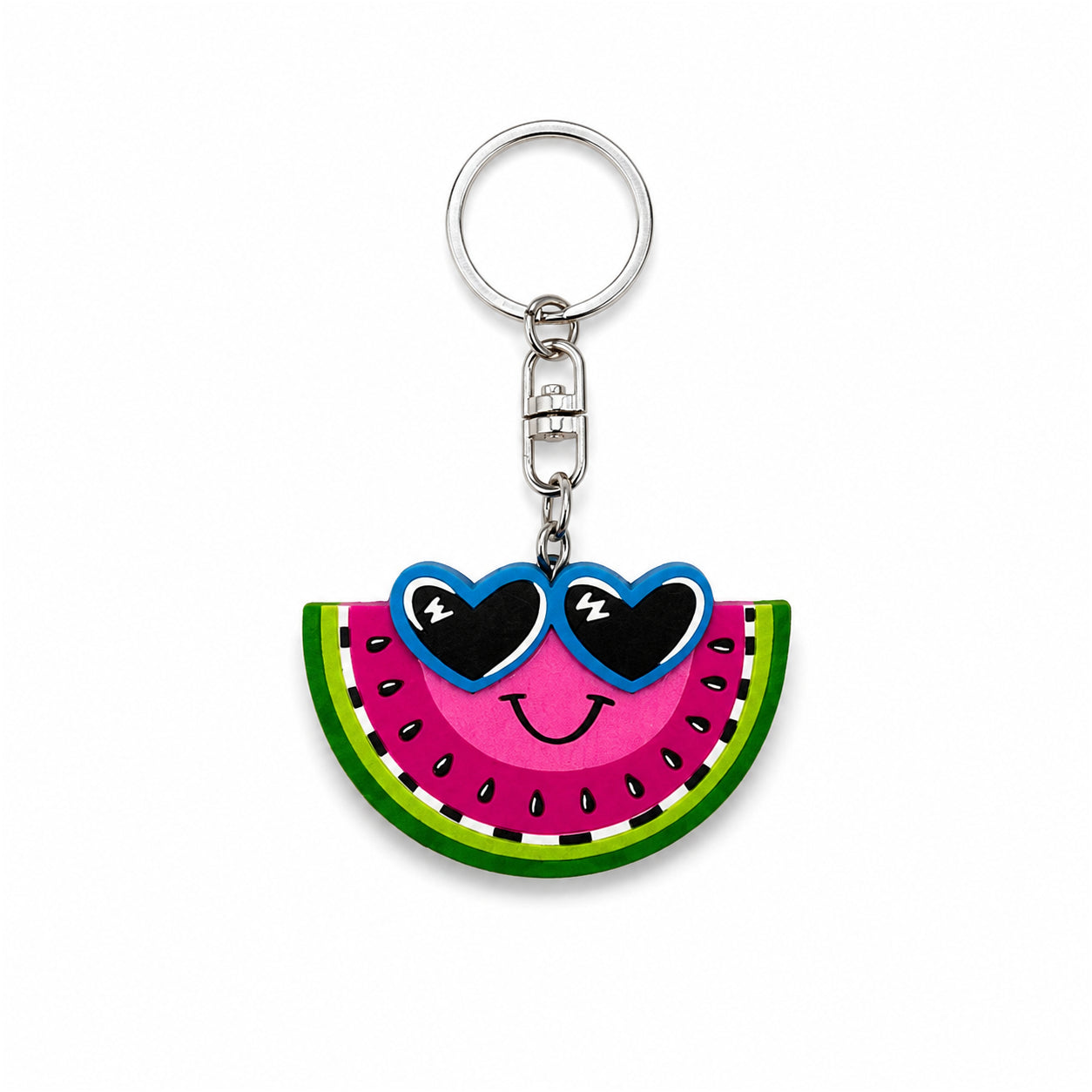 Wooden Cool Watermelon Keyring