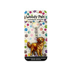 Wooden Golden Retriever Keyring