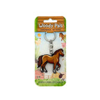 Wooden Horse Keyring