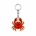 Wooden Crab Keyring