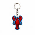 Wooden Lobster Keyring
