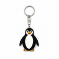 Wooden Penguin Keyring