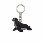 Wooden Sea Lion Keyring