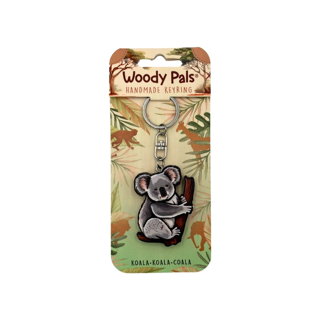 Wooden Koala Keyring
