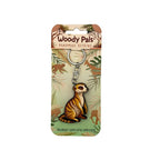 Wooden Meerkat Keyring