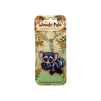 Wooden Bush Baby Keyring
