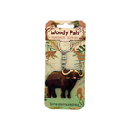 Wooden Buffalo Keyring