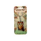 Wooden Owl Keyring