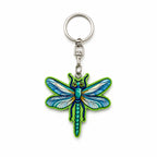 Wooden Dragonfly Keyring