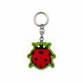 Wooden Ladybug Keyring
