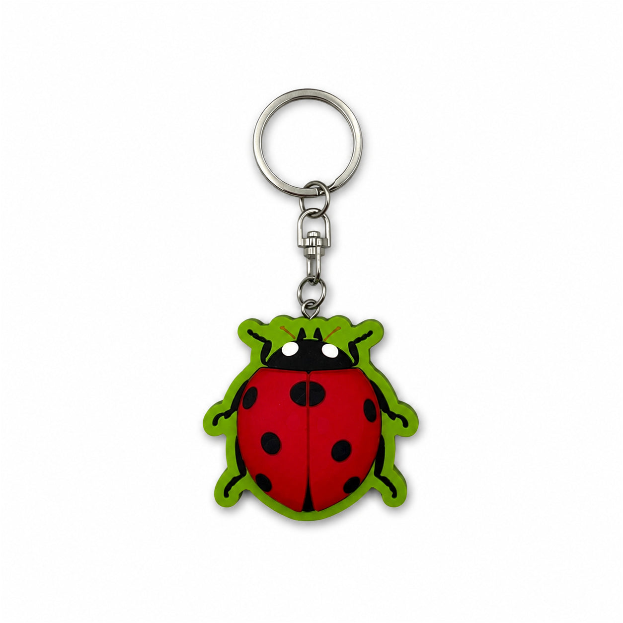 Wooden Ladybug Keyring