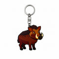 Wooden Warthog Keyring